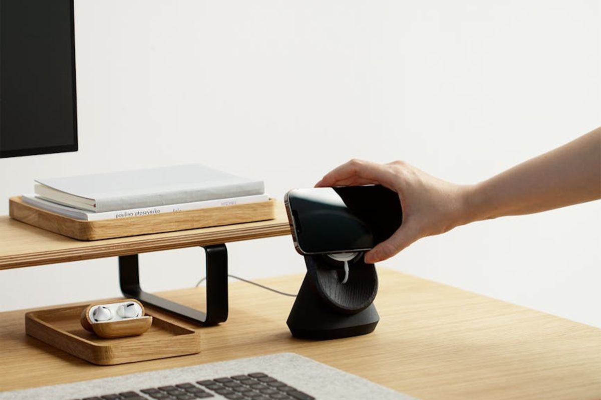 Minimalist home gym with natural light