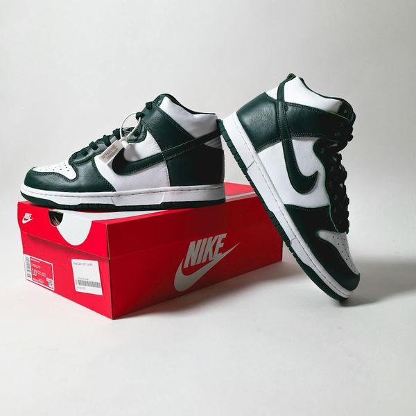 Pair of white athletic shoes